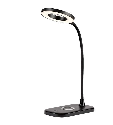Rabalux 74013 Hardin LED Moderní stolní lampička | Variabilní | Stmívatelné | 5W | Bílá | Černá