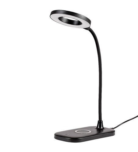 Rabalux 74013 Hardin LED Moderní stolní lampička | Variabilní | Stmívatelné | 5W | Bílá | Černá