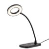 Rabalux 74013 Hardin LED Moderní stolní lampička | Variabilní | Stmívatelné | 5W | Bílá | Černá