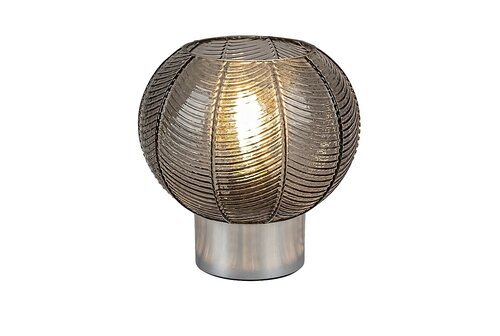 Rabalux 74017 Monet Moderní stolní lampička | E27 | Chrom | Kov