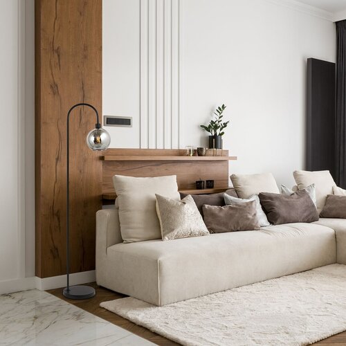 Rabalux 74025 Ricardo Moderní stojací lampa | E27 | Černá