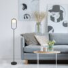 Rabalux 74029 Ghita Moderní stojací lampa | E27 | Bílá | Černá
