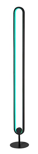 Rabalux 74051 Barto LED Stojací lampa s dálkovým ovládáním | RGB | 1,9W | Bílá | Černá