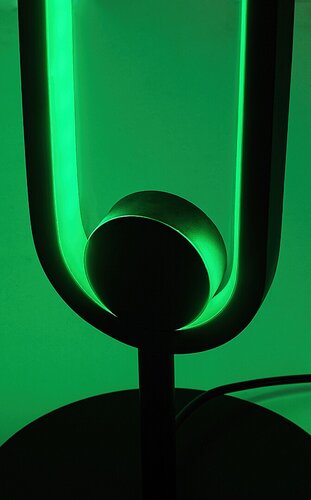 Rabalux 74051 Barto LED Stojací lampa s dálkovým ovládáním | RGB | 1,9W | Bílá | Černá