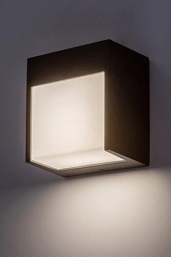 Rabalux 7476 Balimo LED Nástěnné venkovní světlo | Přírodní bílá | 12W | Bílá | Černá