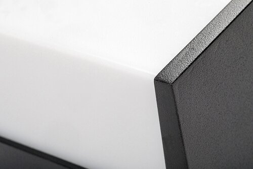 Rabalux 7476 Balimo LED Nástěnné venkovní světlo | Přírodní bílá | 12W | Bílá | Černá