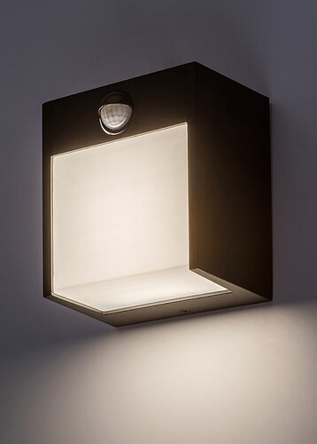 Rabalux 7478 Balimo LED Nástěnné venkovní světlo | Přírodní bílá | 12W | Bílá | Černá