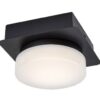 Rabalux 75001 Attichus LED Koupelnové stropní svítidlo | Přírodní bílá | 5W | Bílá | Černá