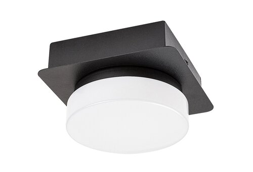 Rabalux 75001 Attichus LED Koupelnové stropní svítidlo | Přírodní bílá | 5W | Bílá | Černá