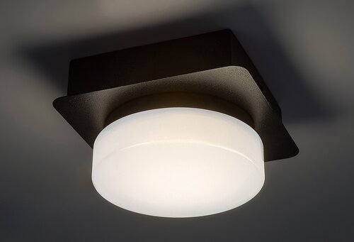Rabalux 75001 Attichus LED Koupelnové stropní svítidlo | Přírodní bílá | 5W | Bílá | Černá