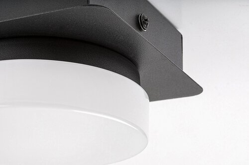 Rabalux 75001 Attichus LED Koupelnové stropní svítidlo | Přírodní bílá | 5W | Bílá | Černá
