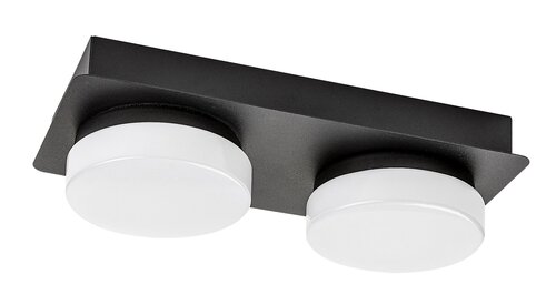 Rabalux 75002 Attichus LED Koupelnové stropní svítidlo | Přírodní bílá | 11W | Bílá | Černá