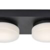 Rabalux 75002 Attichus LED Koupelnové stropní svítidlo | Přírodní bílá | 11W | Bílá | Černá
