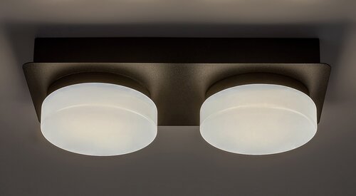 Rabalux 75002 Attichus LED Koupelnové stropní svítidlo | Přírodní bílá | 11W | Bílá | Černá