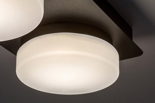 Rabalux 75002 Attichus LED Koupelnové stropní svítidlo | Přírodní bílá | 11W | Bílá | Černá