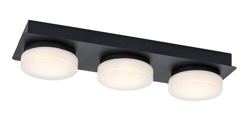 Rabalux 75003 Attichus LED Koupelnové stropní svítidlo | Přírodní bílá | 18W | Bílá | Černá