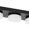 Rabalux 75003 Attichus LED Koupelnové stropní svítidlo | Přírodní bílá | 18W | Bílá | Černá