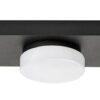 Rabalux 75003 Attichus LED Koupelnové stropní svítidlo | Přírodní bílá | 18W | Bílá | Černá