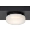 Rabalux 75003 Attichus LED Koupelnové stropní svítidlo | Přírodní bílá | 18W | Bílá | Černá