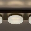 Rabalux 75003 Attichus LED Koupelnové stropní svítidlo | Přírodní bílá | 18W | Bílá | Černá