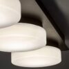 Rabalux 75003 Attichus LED Koupelnové stropní svítidlo | Přírodní bílá | 18W | Bílá | Černá