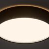 Rabalux 75009 Larcia LED Koupelnové stropní svítidlo | Přírodní bílá | 18W | Bílá | Černá