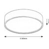 Rabalux 75012 Larcia LED Stropní svítidlo s pohybovým čidlem | Přírodní bílá | 1,9W | Bílá