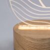 Rabalux 76001 Akali LED Dřevěná stolní lampička | Teplá bílá | 2W | Dřevo