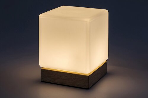 Rabalux 76003 Pirit LED Dřevěná stolní lampička | Teplá bílá | Stmívatelné | 12W | Bílá | Dřevo