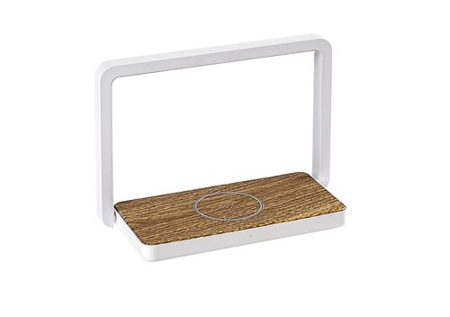 Rabalux 76005 Buldus LED Moderní stolní lampička | Teplá bílá | Stmívatelné | 4W | Bílá | Dřevo