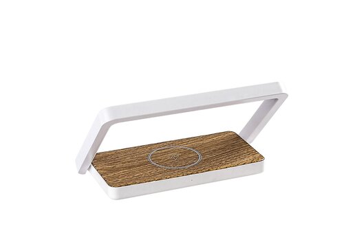 Rabalux 76005 Buldus LED Moderní stolní lampička | Teplá bílá | Stmívatelné | 4W | Bílá | Dřevo