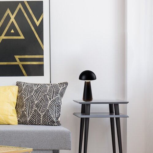Rabalux 76007 Ishtar LED Moderní stolní lampička | Teplá bílá | Stmívatelné | 3W | Černá