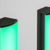 Rabalux 76014 Paco LED Stojací lampa s dálkovým ovládáním | RGB | Stmívatelné | 5W | Bílá | Černá