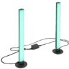 Rabalux 76014 Paco LED Stojací lampa s dálkovým ovládáním | RGB | Stmívatelné | 5W | Bílá | Černá