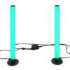 Rabalux 76014 Paco LED Stojací lampa s dálkovým ovládáním | RGB | Stmívatelné | 5W | Bílá | Černá