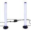 Rabalux 76014 Paco LED Stojací lampa s dálkovým ovládáním | RGB | Stmívatelné | 5W | Bílá | Černá