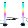 Rabalux 76014 Paco LED Stojací lampa s dálkovým ovládáním | RGB | Stmívatelné | 5W | Bílá | Černá