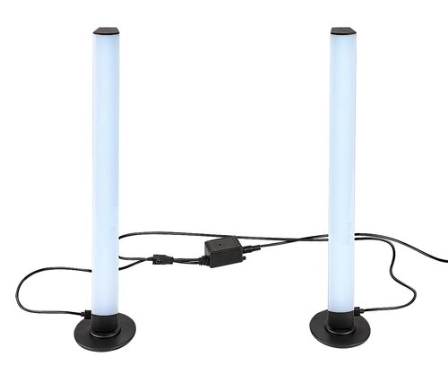 Rabalux 76014 Paco LED Stojací lampa s dálkovým ovládáním | RGB | Stmívatelné | 5W | Bílá | Černá