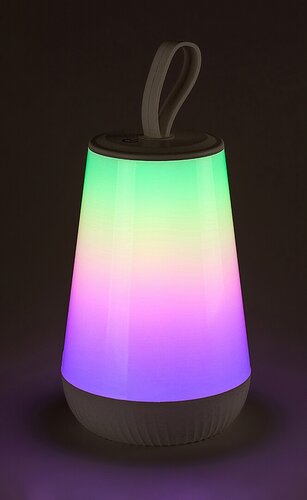 Rabalux 76019 Franco LED Stolní lampička | RGB | Teplá bílá | Stmívatelné | 2W | Bílá | 5
