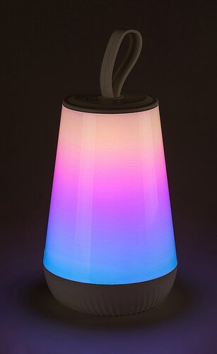 Rabalux 76019 Franco LED Stolní lampička | RGB | Teplá bílá | Stmívatelné | 2W | Bílá | 6