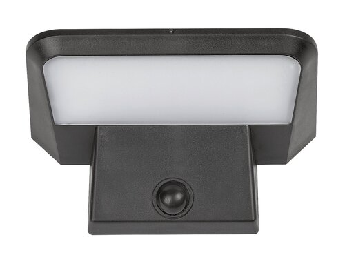 Rabalux 77005 Qesa LED Venkovní světlo s čidlem | Přírodní bílá | 10W | Bílá | Černá