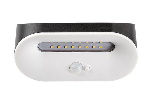 Rabalux 77006 Brezno LED Venkovní světlo s čidlem | Přírodní bílá | 32W | Bílá | Černá