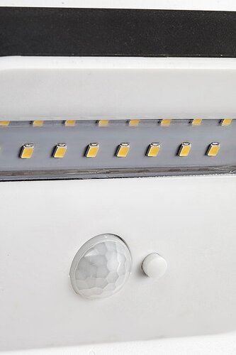 Rabalux 77006 Brezno LED Venkovní světlo s čidlem | Přírodní bílá | 32W | Bílá | Černá