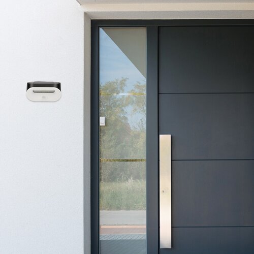 Rabalux 77006 Brezno LED Venkovní světlo s čidlem | Přírodní bílá | 32W | Bílá | Černá