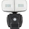 Rabalux 77012 Zlarin LED Venkovní světlo s čidlem | Přírodní bílá | 12W | Bílá | Černá