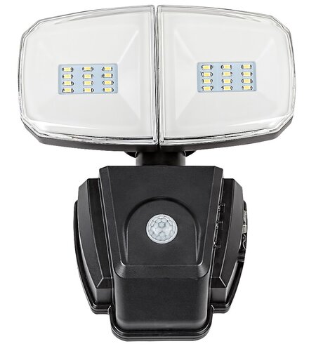 Rabalux 77012 Zlarin LED Venkovní světlo s čidlem | Přírodní bílá | 12W | Bílá | Černá
