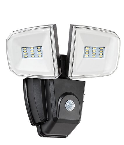 Rabalux 77012 Zlarin LED Venkovní světlo s čidlem | Přírodní bílá | 12W | Bílá | Černá
