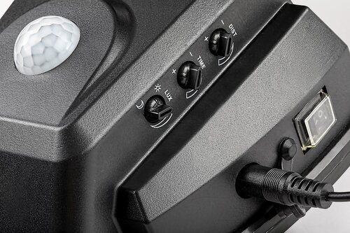 Rabalux 77012 Zlarin LED Venkovní světlo s čidlem | Přírodní bílá | 12W | Bílá | Černá