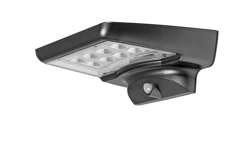 Rabalux 77014 Moselle LED Venkovní světlo s čidlem | Přírodní bílá | 4W | Černá