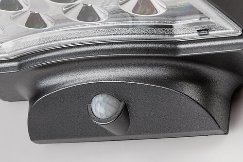 Rabalux 77014 Moselle LED Venkovní světlo s čidlem | Přírodní bílá | 4W | Černá